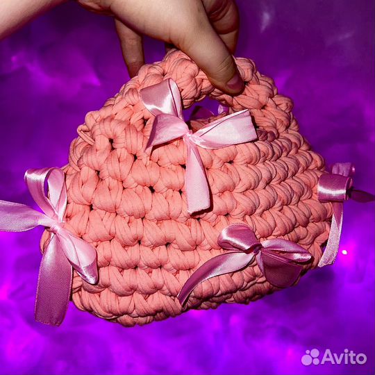 Вязаные сумки ручной работы