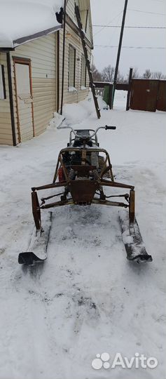 Самодельный снегоход