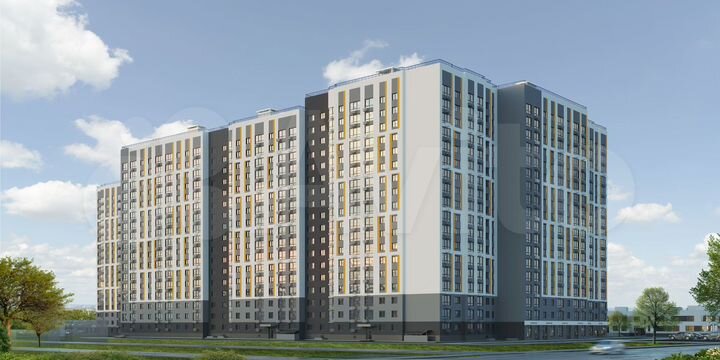2-к. квартира, 68,3 м², 17/18 эт.