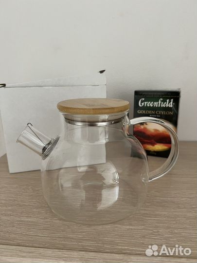 Чайник заварочный стеклянный