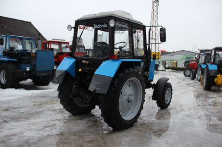 Трактор мтз 82.1 2011г. с кондиционером синий - фотография № 8