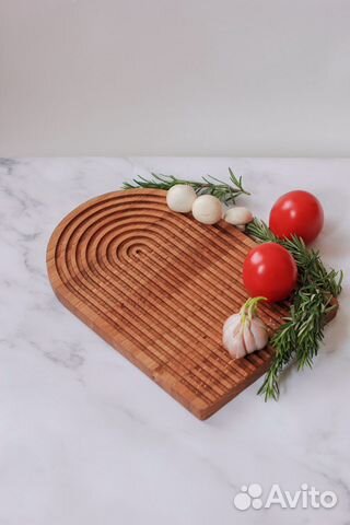 Доска разделочная, деревянная,массив дуба 30х20х2