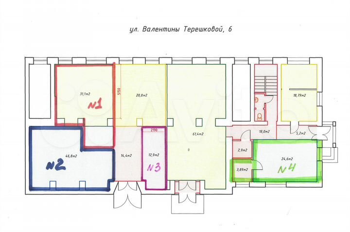 Торговая площадь, 37 м²