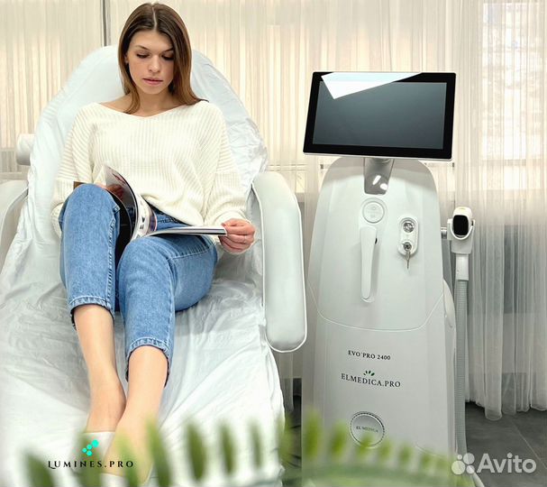 Диодный лазер для эпиляции Lumines. Макс’Плюс 2000вт