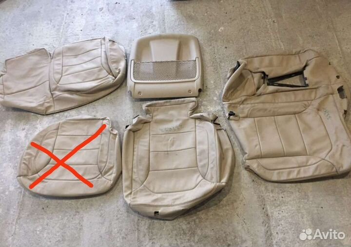 Обшивка сидения заднего Mercedes W166 2011-21