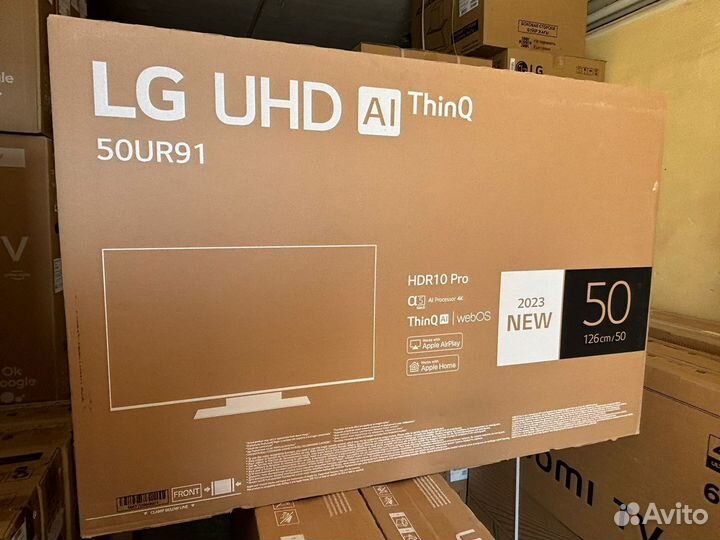 Смарт телевизор LG 50UR91006LA 4K, Алиса