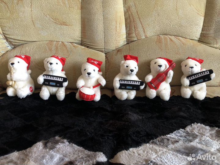 Мягка игрушка мишка Coca-Cola