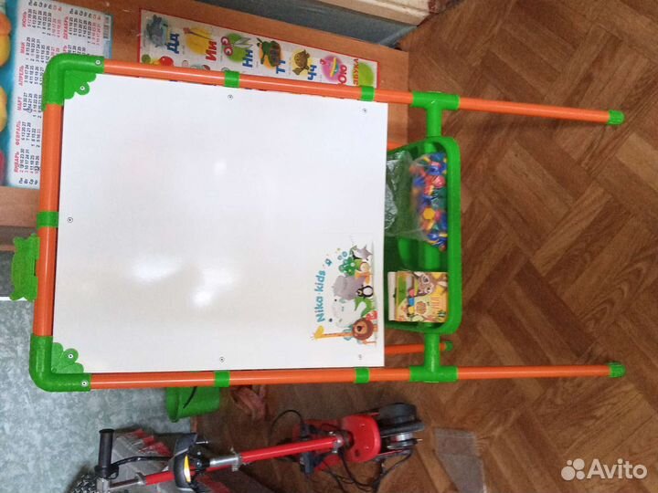 Магнитно меловая доска