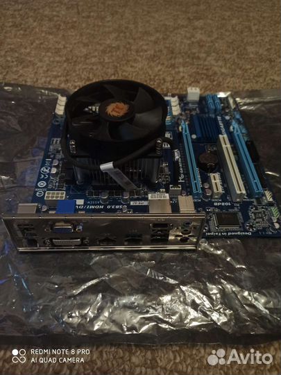 Материнская плата с процессором i5