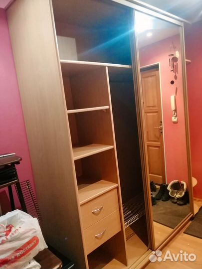 Шкаф купе с зеркалом бу