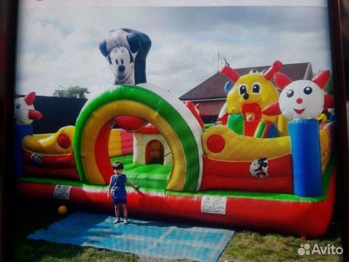 Детские надувные батуты в аренду напрокат детские