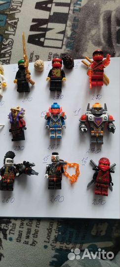 Lego фигурки ninjago,nexo knights,минифигурки