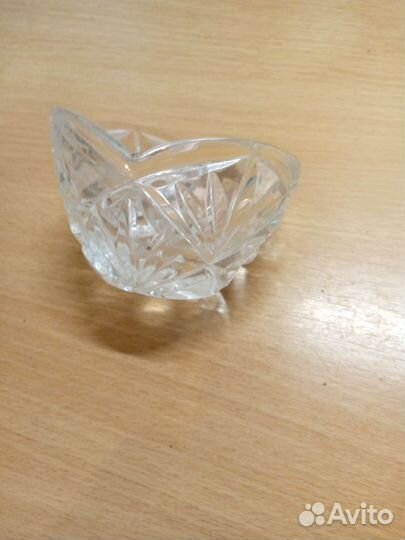 Хрустальная ваза конфетница СССР