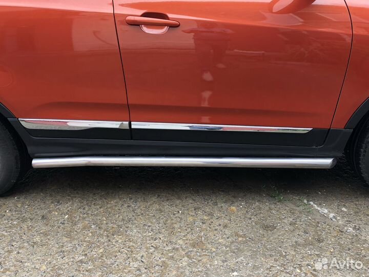 Защита порогов Chery Tiggo 5 2016 (рестайлинг)