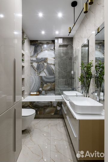 Ремонт ванных комнат туалетов под ключ