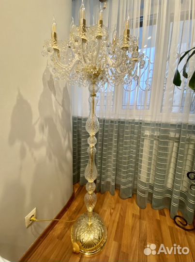 Торшер хрустальный Богемия