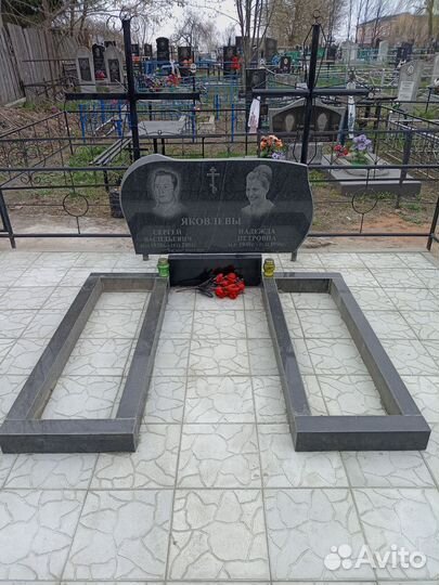 Установка памятников, благоустройство могил