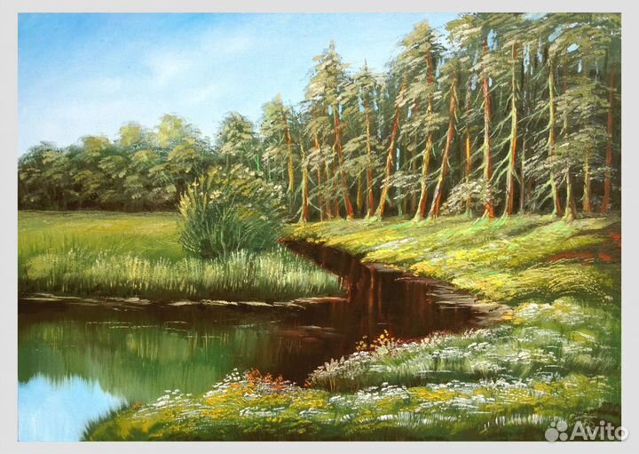 Картина маслом на холсте