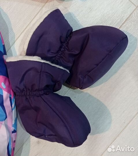 Зимний комбинезон для девочки 74