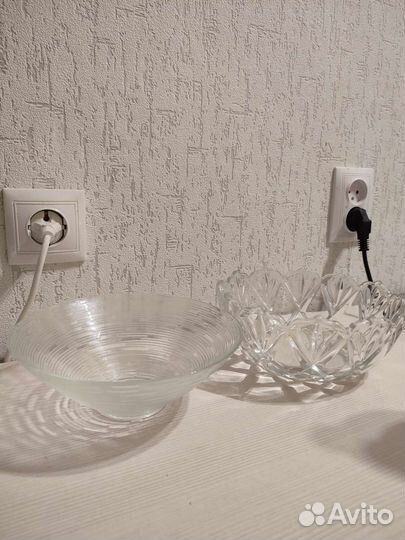 Хрустальные тарелки