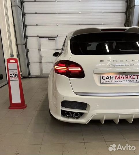 Фонари задние Black Porsche Cayenne 958 LED