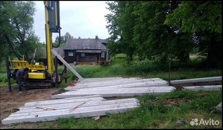 Свайный фундамент для дома в любую погоду