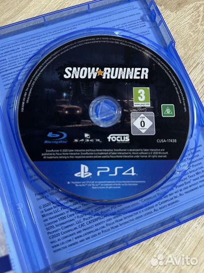 Игра на ps4 Snow Runner