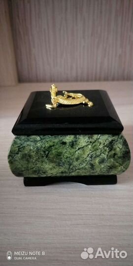 Шкатулки из натурального камня новые