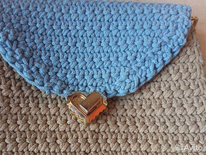Клатч вязаный