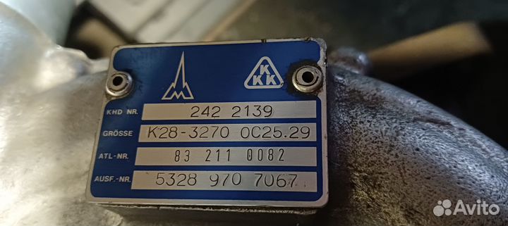 Турбина K28-3270 5328 970 7067