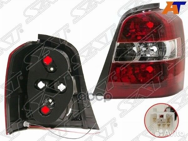 Фонарь задний toyota kluger/highlander 03-07 RH