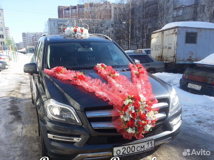 Украшения для свадебного авто