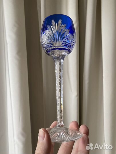 Цветной хрусталь Saint Louis фужер бокал