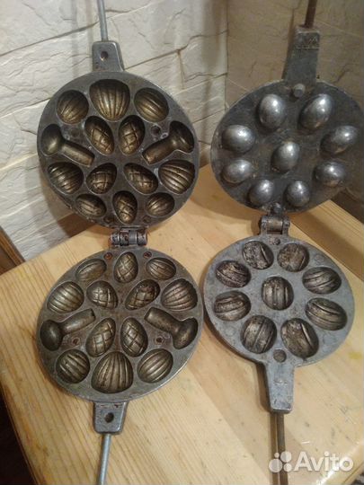 Вафельница орешница ссср(2шт)