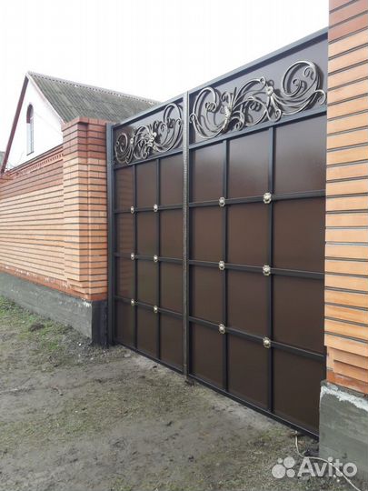 Ворота кованые