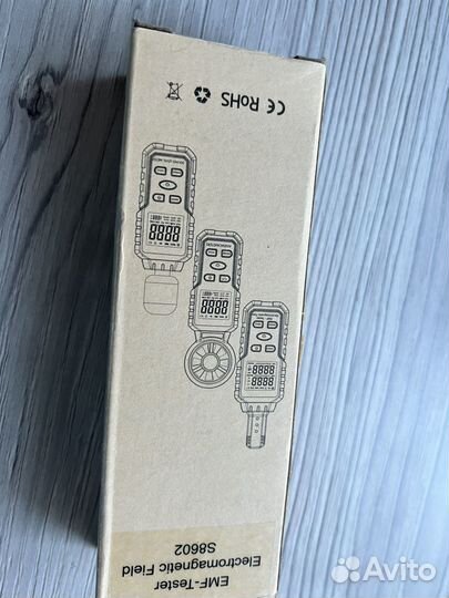 Детектор электромагнитного излучения 3в1