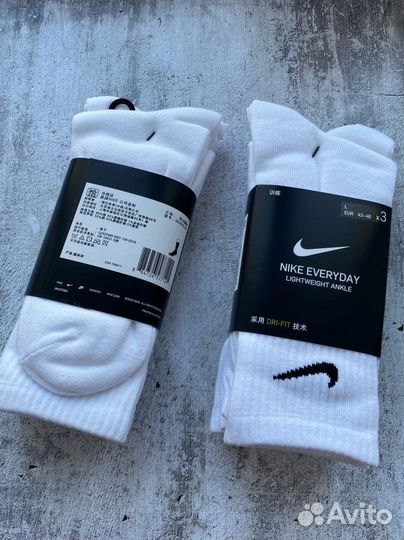Оригинальные носки Nike Everyday высокие 3 пары