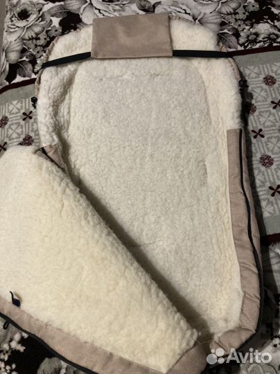 Зимний конверт в коляску zaffira