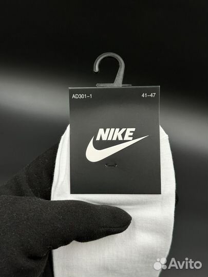 Носки Nike средние белые