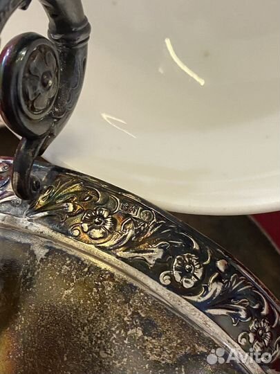 Царская серебряная чайная пара, 84 пробы