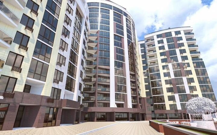 1-к. квартира, 69,6 м², 15/16 эт.