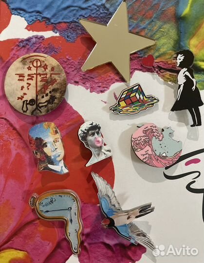 Значки новые разные