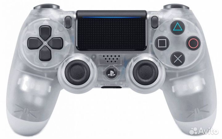 Геймпад (Джойстик) для PS4 V2 Transparet Clean (Re