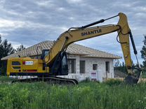 Аренда современного гусеничного экскаватора Shantu