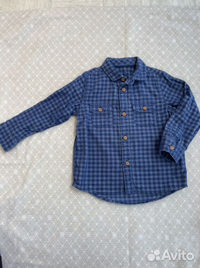 Рубашки для мальчика 98 см (H&M, Mothercare, F&F)