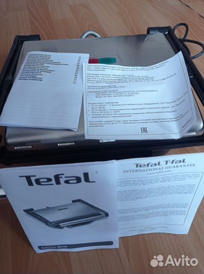 Электрогриль tefal новый