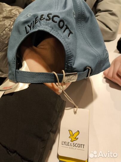 Кепка lyle scott голубая