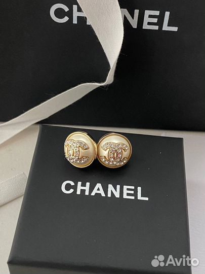 Серьги chanel оригинал