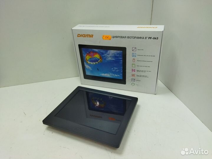 Цифровые фоторамки Digma PF843BK
