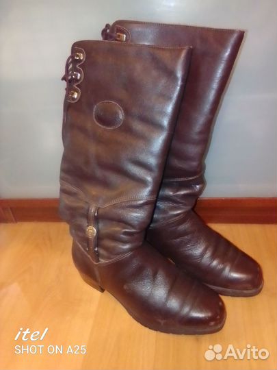 Сапоги женские натуральная кожа зима